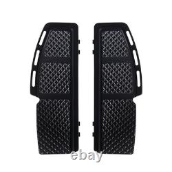 Black Diamond Cut Rider Floorboards For Harley Touring Road King FLHR FLTRX FLHX