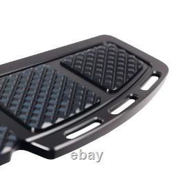 Black Diamond Cut Rider Floorboards For Harley Touring Road King FLHR FLTRX FLHX