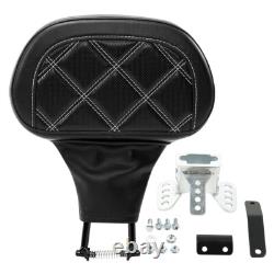 Black Driver Backrest Pad Fit For Harley Touring CVO Road Street Glide 1988-2023