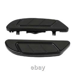 Black Driver Floorboard Fit For Harley Touring Street Road Glide King 1986-2024