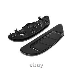 Black Driver Floorboard Fit For Harley Touring Street Road Glide King 1986-2024