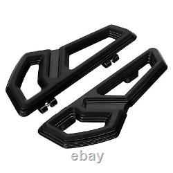 Black Driver Floorboard Footboard Brake Pedal Pad Fit For Harley Touring 00-23
