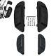 Black Driver Passenger Floorboard Fit For Harley Touring Street Road Glide 86-24