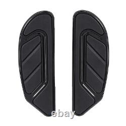 Black Driver Passenger Floorboard Fit For Harley Touring Street Road Glide 86-24