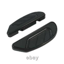 Black Driver Passenger Floorboard Fit For Harley Touring Street Road Glide 86-24