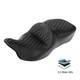 Black Driver Passenger Gel Seat Fit For Harley Touring Electra Tri Glide 2009-23