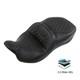 Black Driver Passenger Gel Seat Fit For Harley Touring Street Road Glide 09-2023