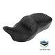 Black Driver Passenger Gel Seat Fit For Harley Touring Tri Street Glide 2009-23