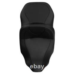 Black Driver Passenger Seat Fit For Harley Touring Road Glide Models 2009-2023 Black Driver Passenger Seat Fit For Harley Touring Road Glide Models 2009-2023