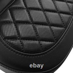 Black Driver Rider Backrest Pad Fit For Harley Touring CVO Road Glide 2023-2025