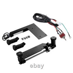 Black Electric Center Stand Fit For Harley Touring Road Street Glide 2017-2024