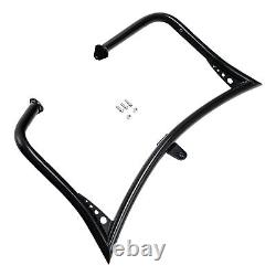 Black Engine Guard Crash Bar Fit For Harley Touring models Road King 1997-2008