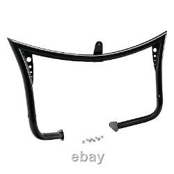 Black Engine Guard Crash Bar Fit For Harley Touring models Road King 1997-2008