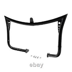 Black Engine Guard Crash Bar Fit For Harley Touring models Road King 1997-2008