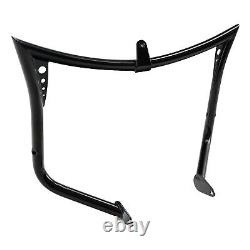 Black Engine Guard Crash Bar Fit For Harley Touring models Road King 1997-2008