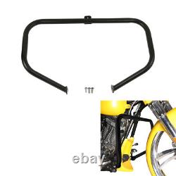 Black Engine Guard Highway Crash Bar Fits For Harley Touring Electra Glide 97-08