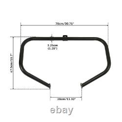 Black Engine Guard Highway Crash Bar Fits For Harley Touring Electra Glide 97-08