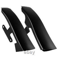 Black Fender-Saddlebag Filler Panels for 2009-2013 Harley-Davidson Touring