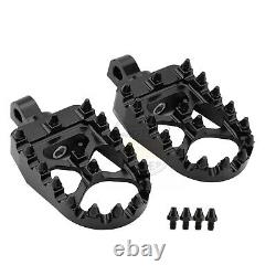 Black Foot Pegs Floorboards Shifter Levers For Harley Softail Touring Road Glide