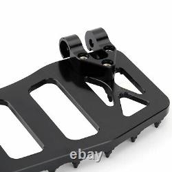 Black Foot Pegs Floorboards Shifter Levers For Harley Softail Touring Road Glide