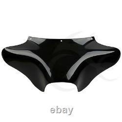 Black Front Outer ABS Batwing Fairings For Harley Touring Road King Softail Dyna