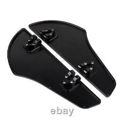 Black Front Rear Footboard Floorboards Fit For Harley Tour Electra Glide FLHTCU
