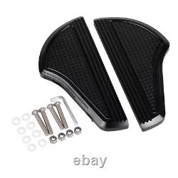 Black Front Rear Footboard Floorboards Fit For Harley Tour Electra Glide FLHTCU