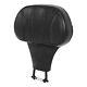 Black Front Rider Driver Backrest Pad Fit For Harley Touring Electra Road Glide