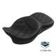 Black Gel Driver Passenger Seat Fit For Harley Touring Street Glide 2009-2023