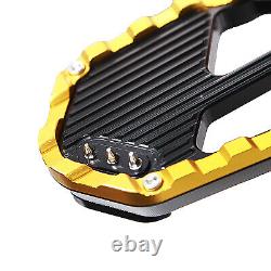 Black Gold Driver Passenger Footboards Floorboard For Harley Touring 1996-2023