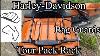 Black Harley Davidson Tour Pack Rack U0026 Bag Guards