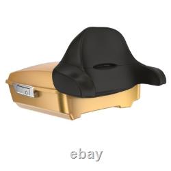 Black Hills Gold Chopped Tour Pack Wrap-Around Backrest F/ 1997-2020 Harley