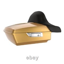 Black Hills Gold Chopped Tour Pack Wrap-Around Backrest F/ 1997-2020 Harley