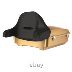 Black Hills Gold Chopped Tour Pack Wrap-Around Backrest F/ 1997-2020 Harley