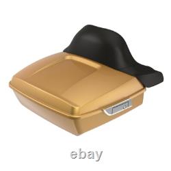 Black Hills Gold Chopped Tour Pack Wrap-Around Backrest F/ 1997-2020 Harley