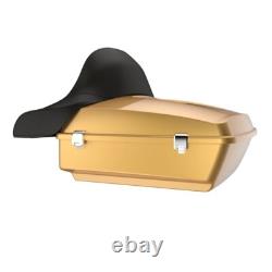 Black Hills Gold Chopped Tour Pack Wrap-Around Backrest F/ 1997-2020 Harley