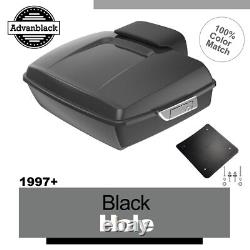 Black Hole Rushmore Chopped Tour Pack Pak Fits 97+ Harley Touring/Softail