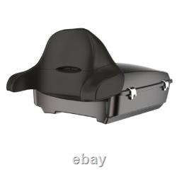 Black Jack Metallic Chopped Tour Pak Wrap-Around Backrest For 97+ Harley Touring