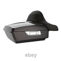 Black Jack Metallic Chopped Tour Pak Wrap-Around Backrest For 97+ Harley Touring