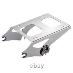 Black Jack Metallic Chopped Tour Pak Wrap-Around Backrest For 97+ Harley Touring