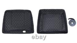 Black Jack Metallic Chopped Tour Pak Wrap-Around Backrest For 97+ Harley Touring