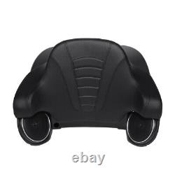 Black King Pack Trunk Backrest Speakers Fit For Harley Tour-Pak Road King 14-22