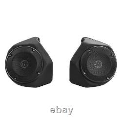 Black King Trunk 6.5'' Speakers Pods Fits For Harley Tour Pak Touring 2014-2022