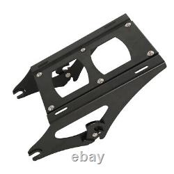 Black King Trunk Pad Base Plate Mounting Rack Fit For Harley Tour Pak 2014-2022