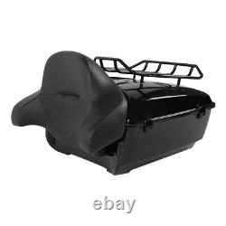 Black King Trunk Pad Mount Rack Docking Hardware Kit For Harley Touring 2014-Up