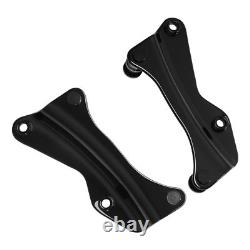 Black King Trunk Pad Mount Rack Docking Hardware Kit For Harley Touring 2014-Up