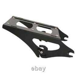 Black King Trunk Pad Mount Rack Docking Hardware Kit For Harley Touring 2014-Up
