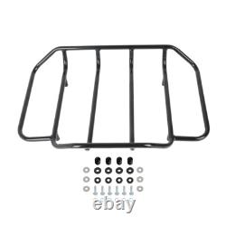 Black King Trunk Pad Mount Rack Docking Kit Fit For Harley Touring 2014-25