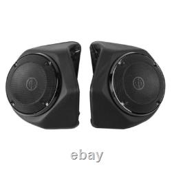 Black King Trunk Pad Rack Light Speaker Fit For Harley Tour Pak Touring 14-2025