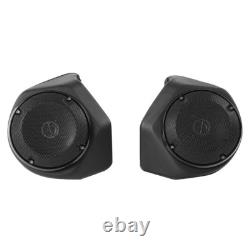 Black King Trunk Pad Rack Light Speaker Fit For Harley Tour Pak Touring 14-2025
